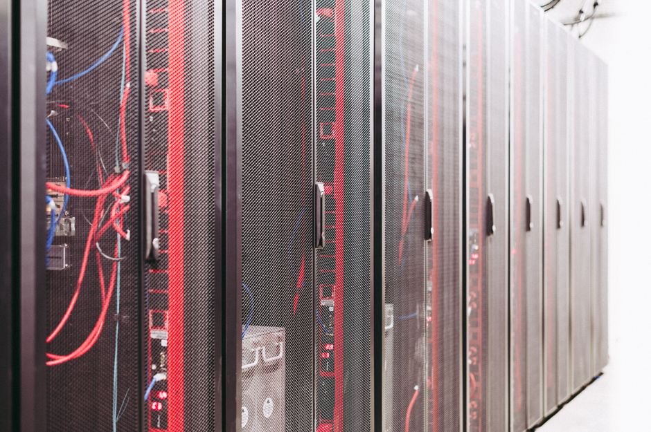 System with various wires managing access to centralized resource of server in data center